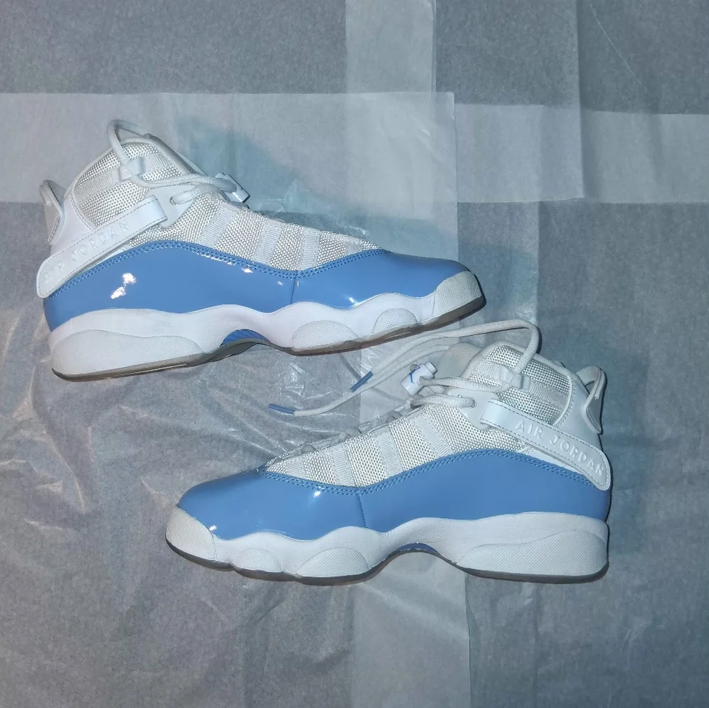 Jordan 6 Rings UNC University Sneakers Women 8.5 = 7 Men